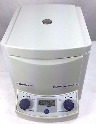 Eppendorf 5415D Centrifuge w/ Rotor F45-24-11 & Lid, Working Microcentrifuge